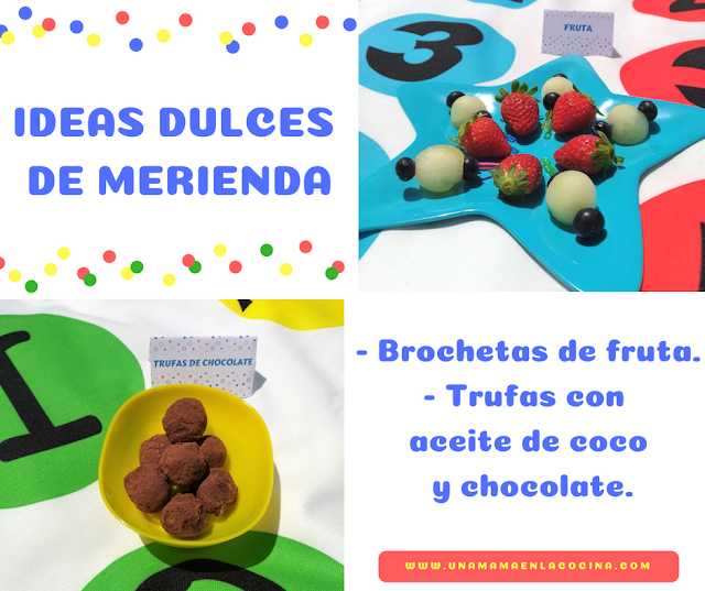 Ideas dulces de merienda