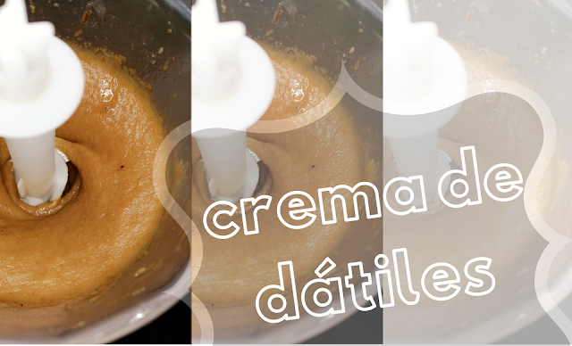 Crema de datiles forma de endulzar sano sin azucar refinada